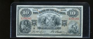 1935 Bank Of Nova Scotia $10 Vf Cp358