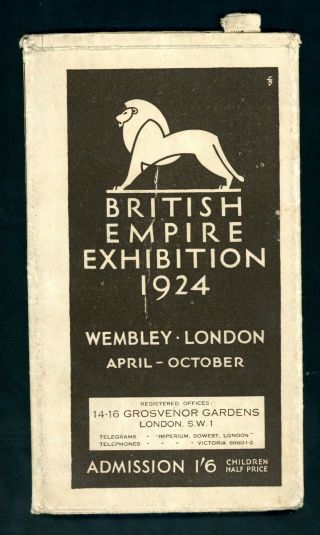 British Empire 1924 Exhibition Visitor Guide Wembley London (n442)