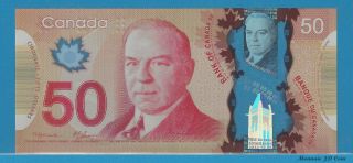 2012 Bank Of Canada $50 Dollar Remplacement Prefix Ahs1221257 (macklem/camey) Unc
