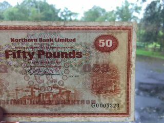 NORTHERN BANK £50 POUNDS 1970 3