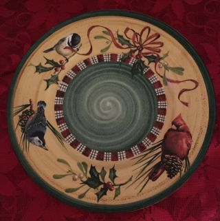 Lenox China Winter Greetings Everyday 12 3/4 " Charger Plate; Pre - Owned.