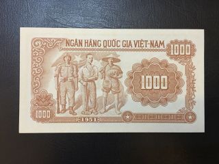 Vietnam 1000 dong 1951 P - 65a UNC - GEM UNC 2