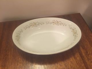 Crown Victoria China Carolyn Round Oval Vegetable Bowl
