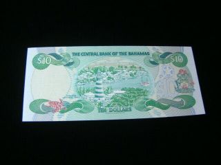 Bahamas 1996 $10.  00 Banknote Gem Unc.  Pick 59a 2