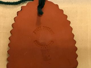 Ned Foltz Reinholds,  PA Redware Pottery Beehive Ornament Lancaster PA 2
