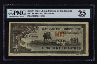 1945 French Indo - China Banque De L 