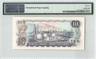 Canada 1971 BC - 49a PMG Gem UNC 66 EPQ 10 Dollars Low S/N 263 2