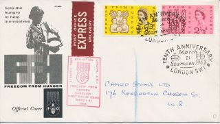 Gb 1963 Ffh Set (ord) On Illustrated Fdc With Scarce Stampex Special H/s