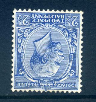 Gb 1912 2½d Wmk Inverted Sg 372wi Mh