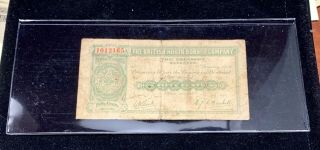 1938 The British North Borneo Company 50 Cents Note Pick 27 Banknote P - 27 Fifty