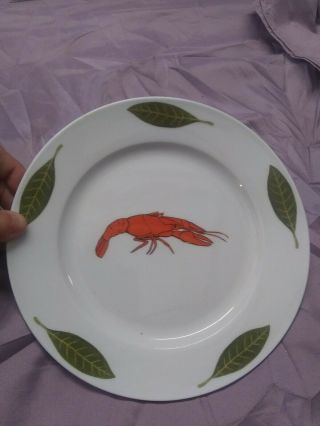 Cordon Bleu Bia Cioppino Salad Plate 8 " Lobster Crawfish - - (f36)