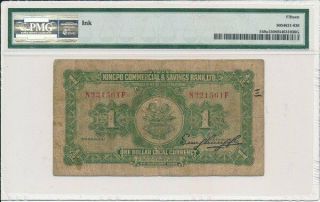 Ningpo Comm.  & Saving Bank,  Ltd.  China $1 1933 Shanghai S/No 221xx1 PMG 15 2