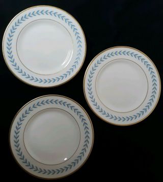 Set Of 3 Syracuse China O.  P.  C.  O Old Ivory Sherwood 6 1/4 " Bread & Butter Plates