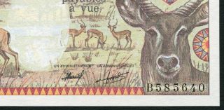 Rwanda 500 francs 1978.  01.  01.  Impalas Drummers & Miners P13a UNC 2