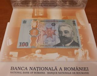 Romania 100 Lei 2019.  Commemorative Banknote Polymer.  Prime - Minister Bratianu