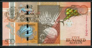 Seychelles 2011,  500 Rupees,  P44,  Zz,  Replacement,  Unc