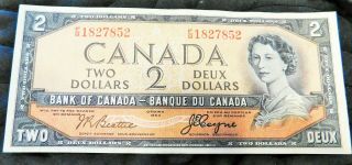 ✪ 1954 $2 Bank Of Canada With Devils Face Beattie/coyne