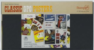 Classic Gpo Posters Presentation Pack With Stampex 2016 Overprint