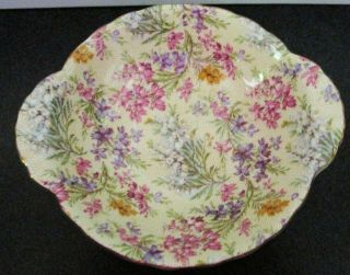 Lovely Lord Nelson Heather Chintz Small Bowl Made In England