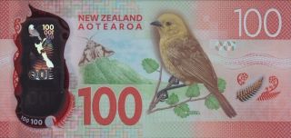 Zealand 100 Dollars 2016 P - 195 Polymer