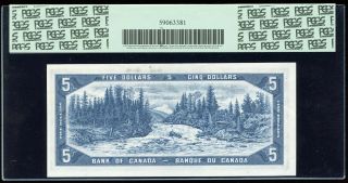 1954 Bank of Canada $5 Replacement Note - R/X - PCGS Choice AU58PPQ 2