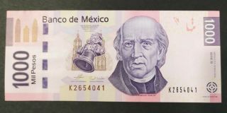Mexico 1000 Pesos 2006 Au - Unc P.  127,  Banknote,  Uncirculated