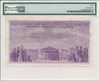 Commercial Bank of Scotland Ltd.  Scotland 5 Pounds 1953 PMG 40 2