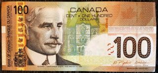 2004 Bank Of Canada $100 Hundred Dollar Banknote -