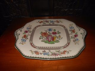 Vintage Spode 2/9253 Chinese Rose Square Cheese Serving Dish