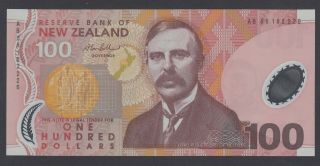 Zealand 100 Dollars 1999 - 05 Unc P.  189,  Banknote,  Uncirculated
