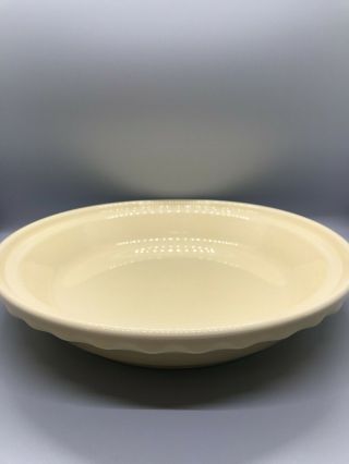 Fiesta Deep Dish Pie Baker In Ivory | Fiestaware 10 1/4 - Inch Large Pie Plate Pan