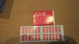 2 Books Of 12 First Class Stamps - First Class Delivery - 24 Stamps