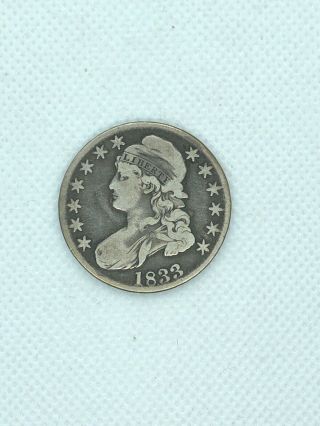 1833 Capped Bust Half Dollar 50c Us Coin Fine Details