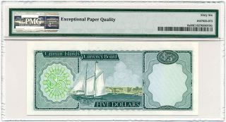 Cayman Islands - 5 Dollars 1974 P6a Elizabeth II PMG Gem UNC 66 EPQ 2