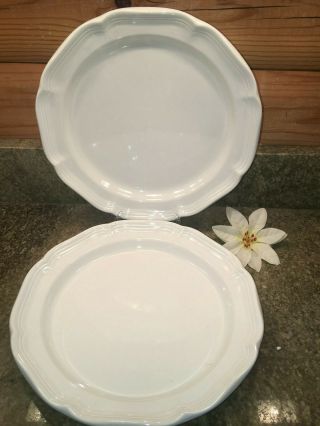 Mikasa French Countryside White Set Of 2 Dinner Plates 11 " F9000