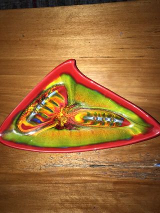 Mcm Colourful Ashtray From Maurice Of Cali.