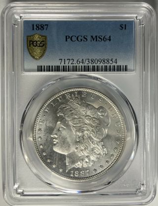 1887 P Morgan Dollar PCGS MS64 - Has Not Been To CAC 2