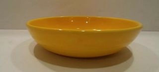 Vintage Homer Laughlin Harlequin Yellow Salad Bowl 7 1/4 " Fiesta