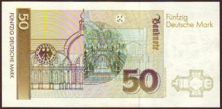 Germany - Federal Republic 50 Deutsche Mark 1989 UNC 2