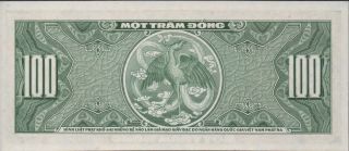 Viet Nam S.  100 Dong ND.  1955 P 8a Series XA Uncirculated Banknote 2