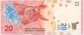 Argentina Bundle 100 Notes 20 Pesos (2017 - 2019) P 361 Unc