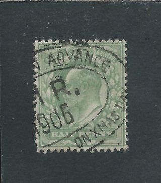 Gb - Ke7 1902 - 10 ½d Gu With Manchester Posted In Advance For Delivery On Christmas