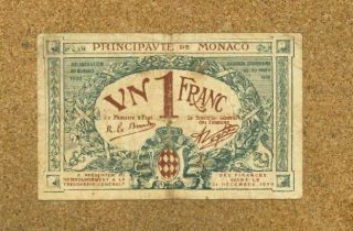 Monaco 1 Franc 1920 P5