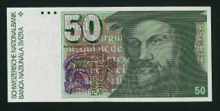Switzerland Suisse 50 Francs 1987 Unc