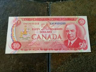 1975 Bank Of Canada 50 Dollars Note - Crow/bouey - Ehf9535253 - Au