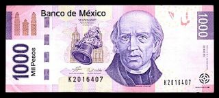 Mexico 1000/1,  000 Peso 2006 Serie B/k Ef - Au P127 Scarce S&h $3 In Us