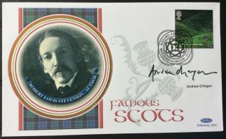 Andrew O’hagan,  Author,  Signed 15.  7.  2003 Scotland Fdc Robert Louis Stevenson