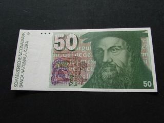 Switzerland 50 Francs Aunc