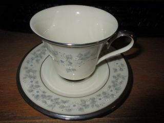 Lenox China " Windsong " Footed Cup & Saucer