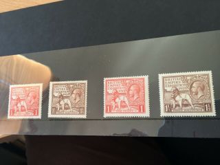 Gb Uk George Vi 1924/1925 British Empire Exhibition Hinged Stamps Cat £80